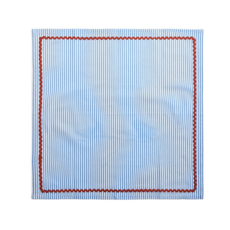 Blue Stripe Dinner Napkin - Set of 4