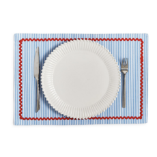 Red, White, and Bloom Fabric Placemat - Set of 4