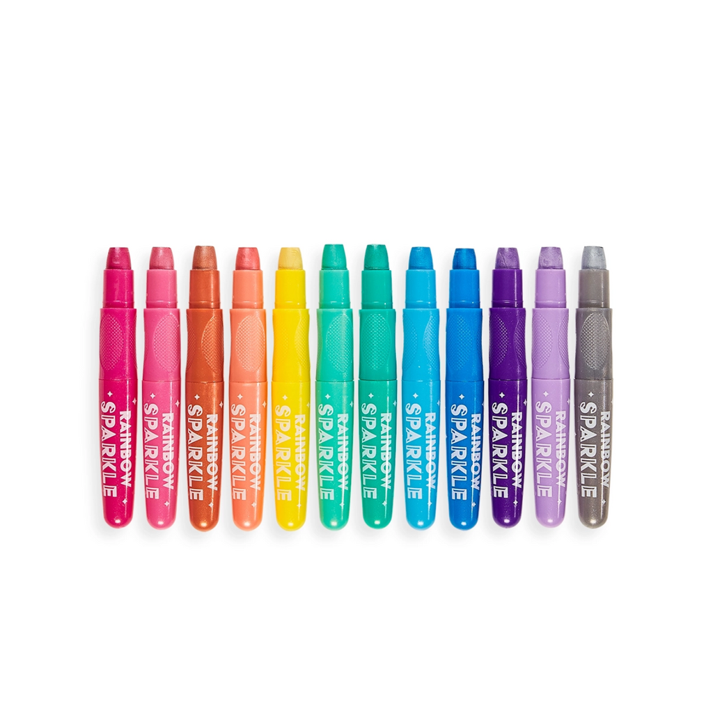 Rainbow Sparkle Watercolor Gel Crayons Set