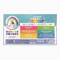 Rainbow Sparkle Watercolor Gel Crayons Set