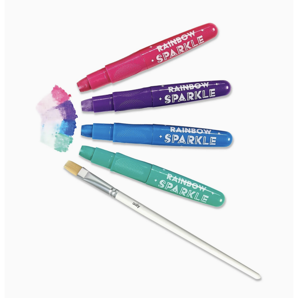 Rainbow Sparkle Watercolor Gel Crayons Set