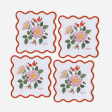 Botanist Linen Coasters - Set of 4
