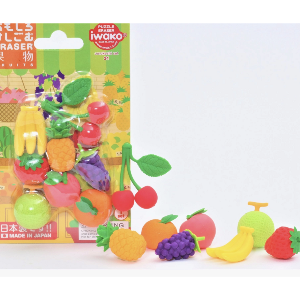 Iwako Fruit Erasers