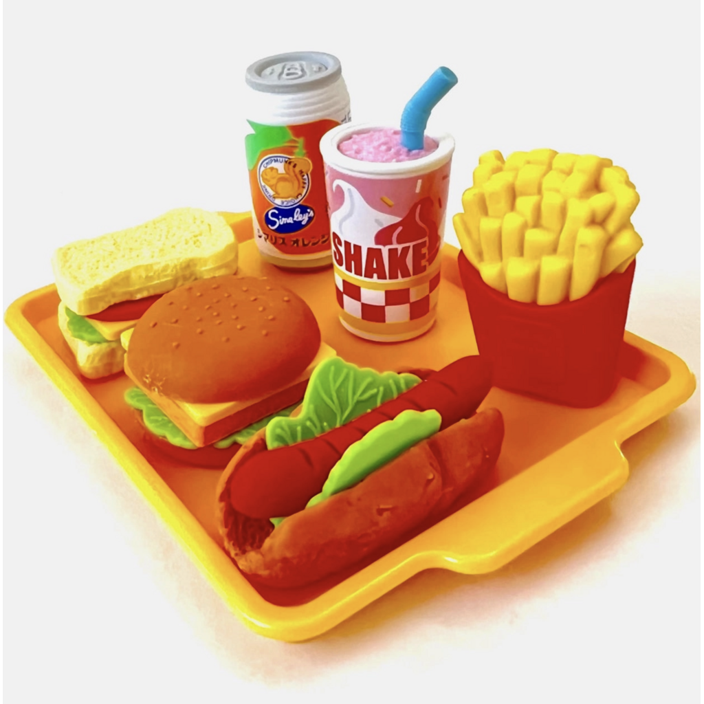 Iwako Fast Food Eraser Set