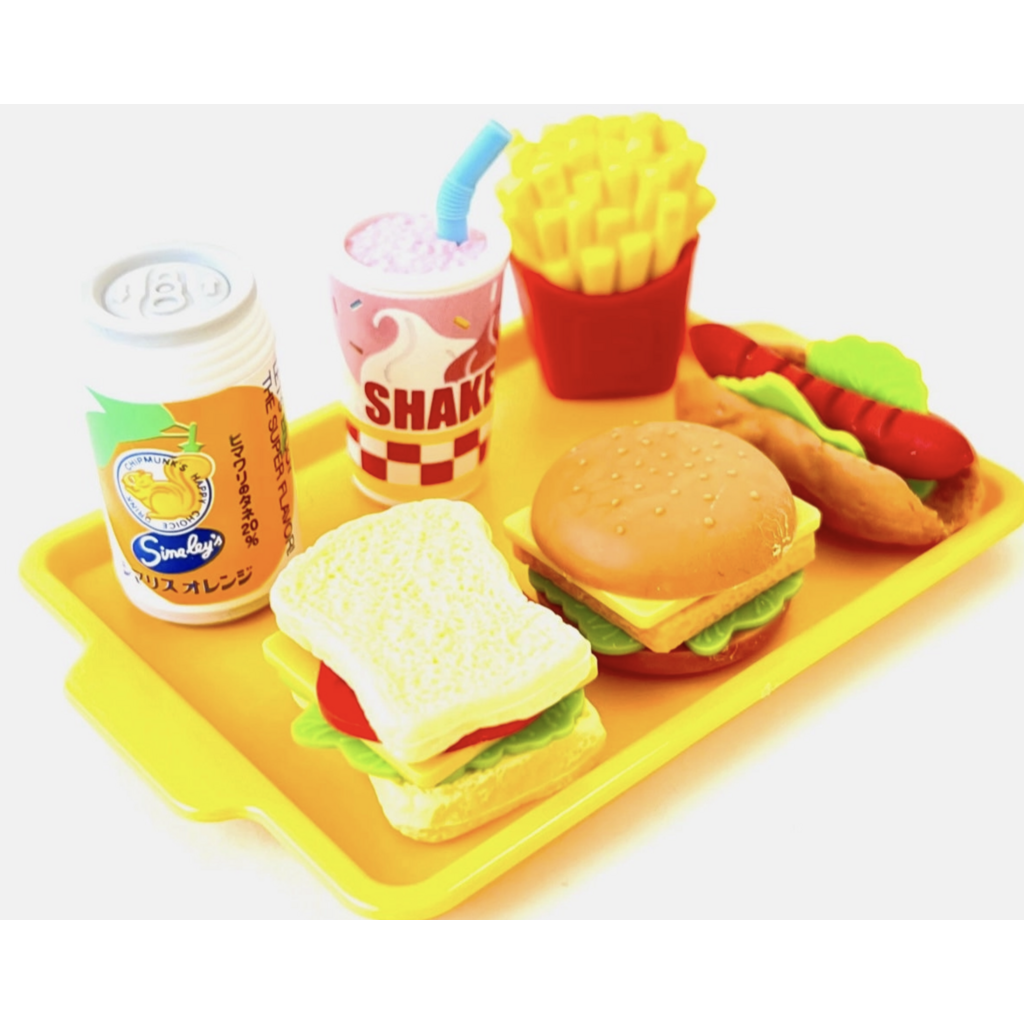 Iwako Fast Food Eraser Set