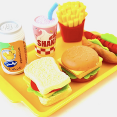Iwako Fast Food Eraser Set