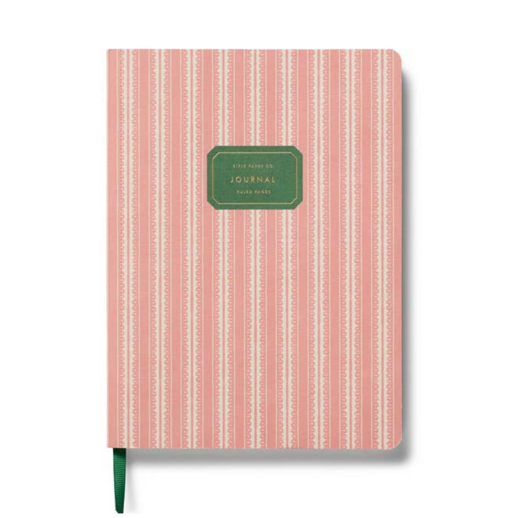 Pinking Stripe Softcover Journal