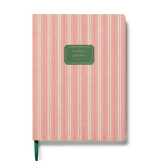 Pinking Stripe Softcover Journal