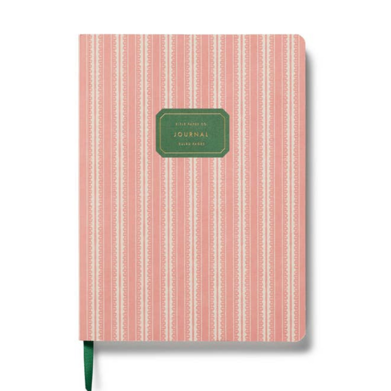 Pinking Stripe Softcover Journal