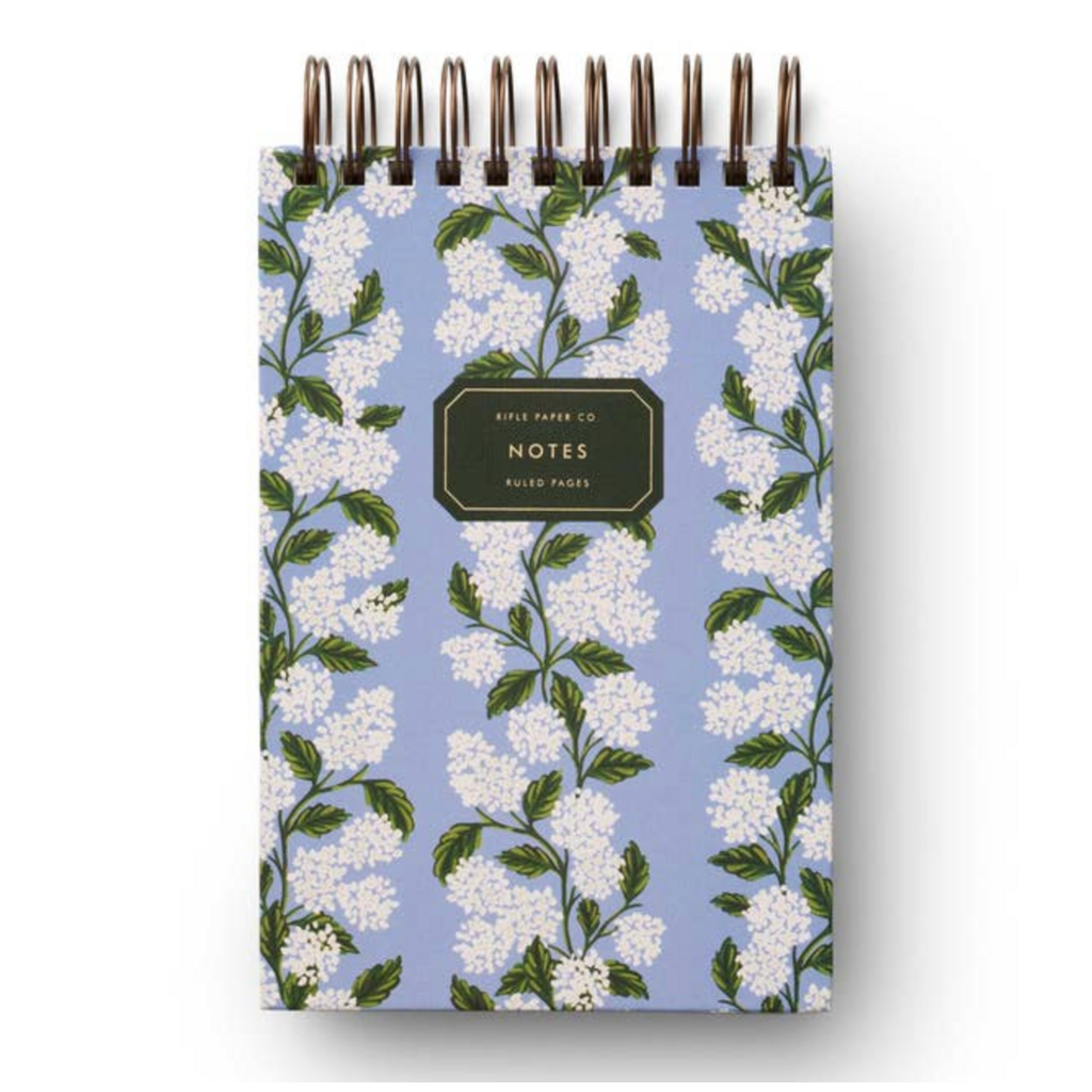 Hydrangea Desktop Sprial Notepad