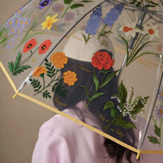 Garden Study Clear Umbrella
