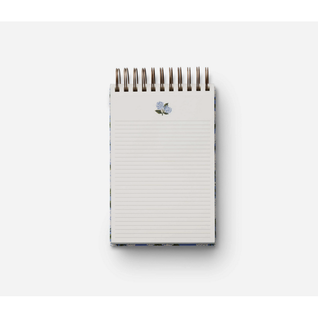 Hydrangea Desktop Sprial Notepad