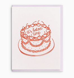 Botox Time Birthday Greeting Card