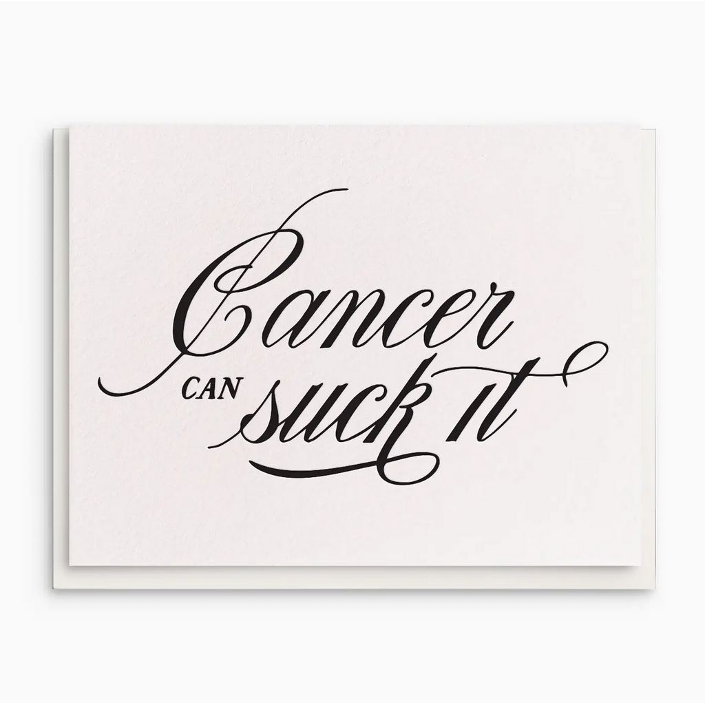 Cancer Sucks Sympathy Greeting Card