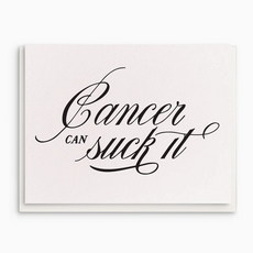 Cancer Sucks Sympathy Greeting Card
