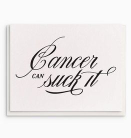 Cancer Sucks Sympathy Greeting Card