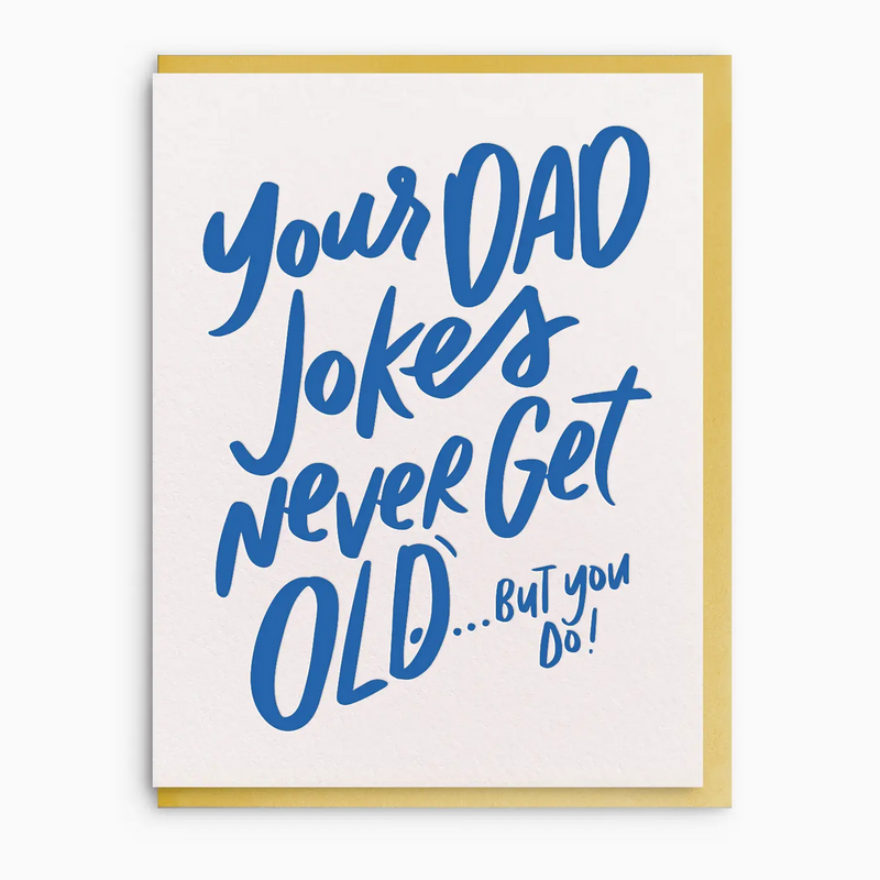 Dad Jokes Birthday Greeting Card