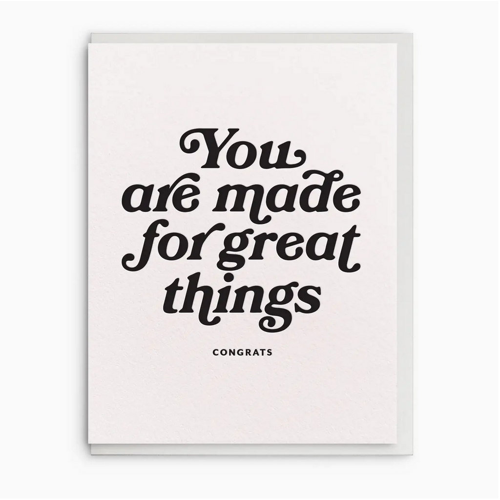 Great Things Congrats Card