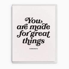 Great Things Congrats Card