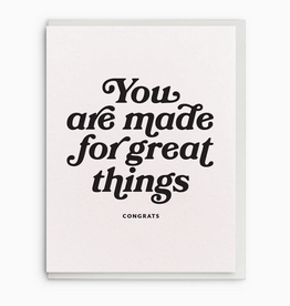 Great Things Congrats Card