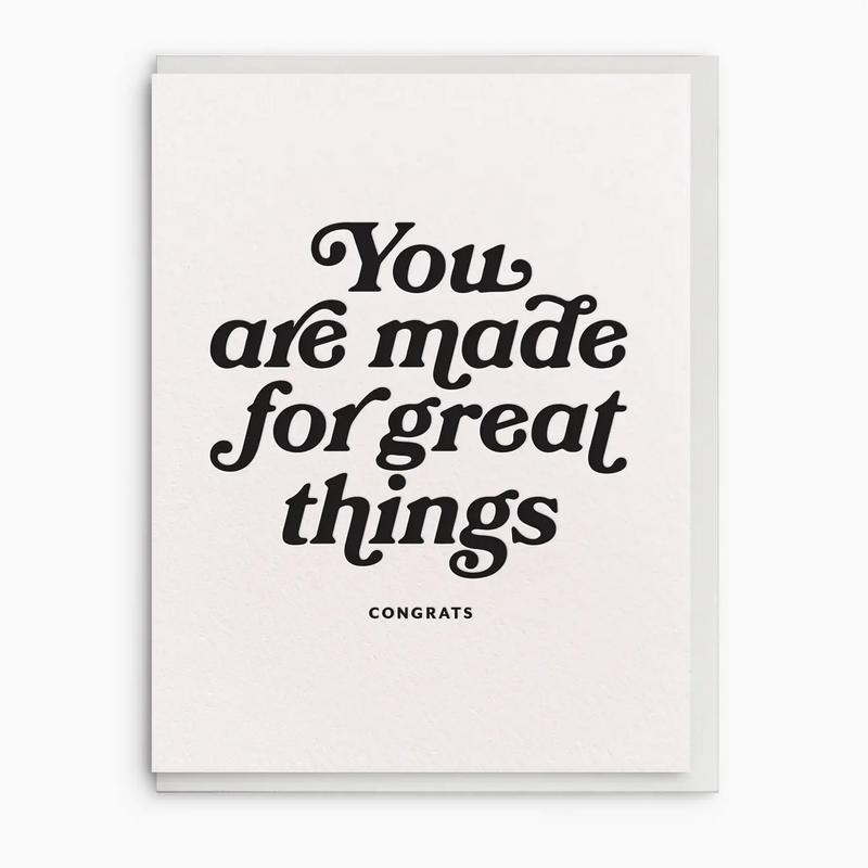 Great Things Congrats Card