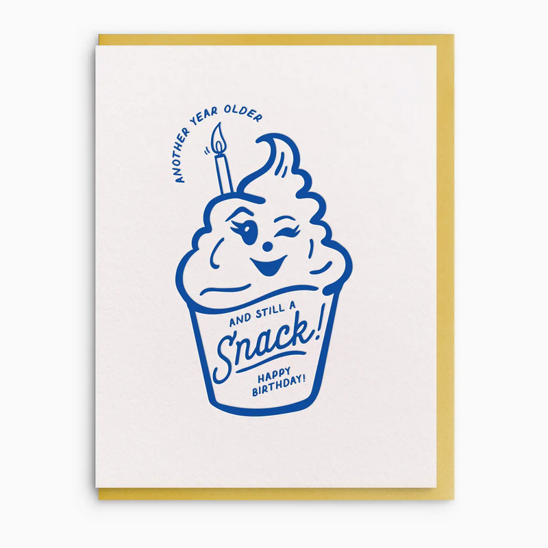 Snack Birthday Greeting Card