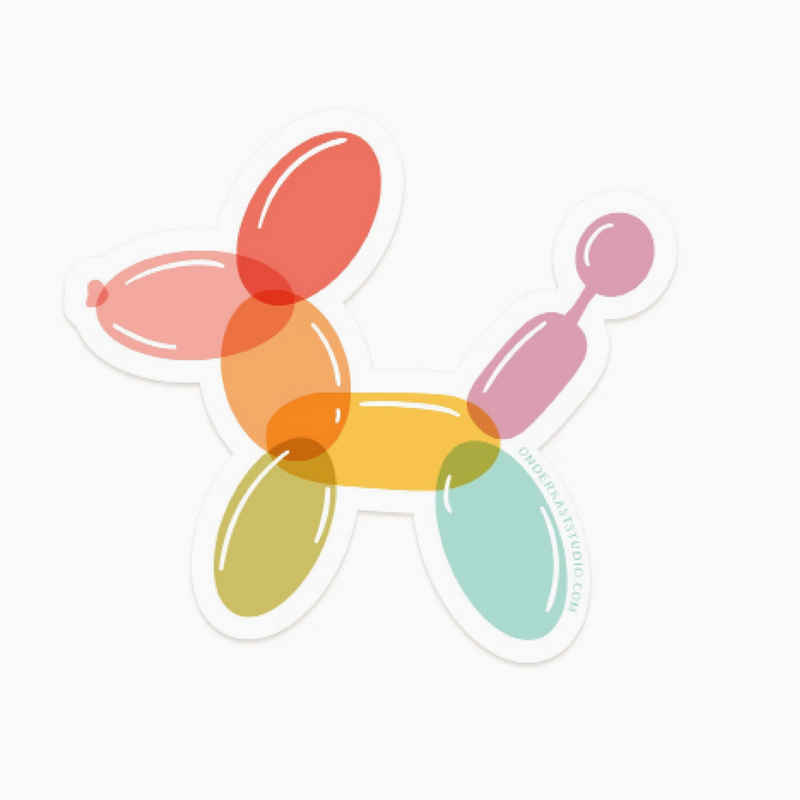 Balloon Animal Sticker