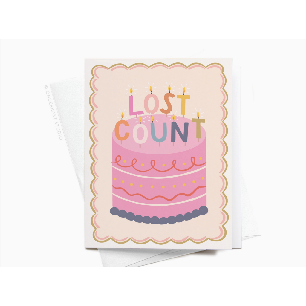 Lost Count Birthday Candles Greeting Card