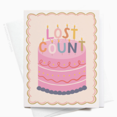 Lost Count Birthday Candles Greeting Card