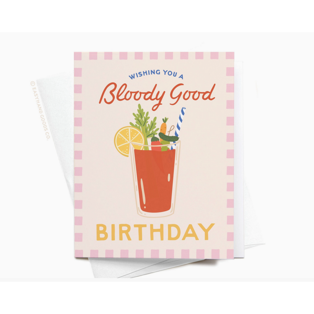 Wishing You A Bloody Good Birthday Card