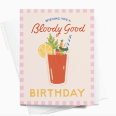Wishing You A Bloody Good Birthday Card