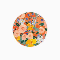Red + Orange Floral Seedlings Coaster