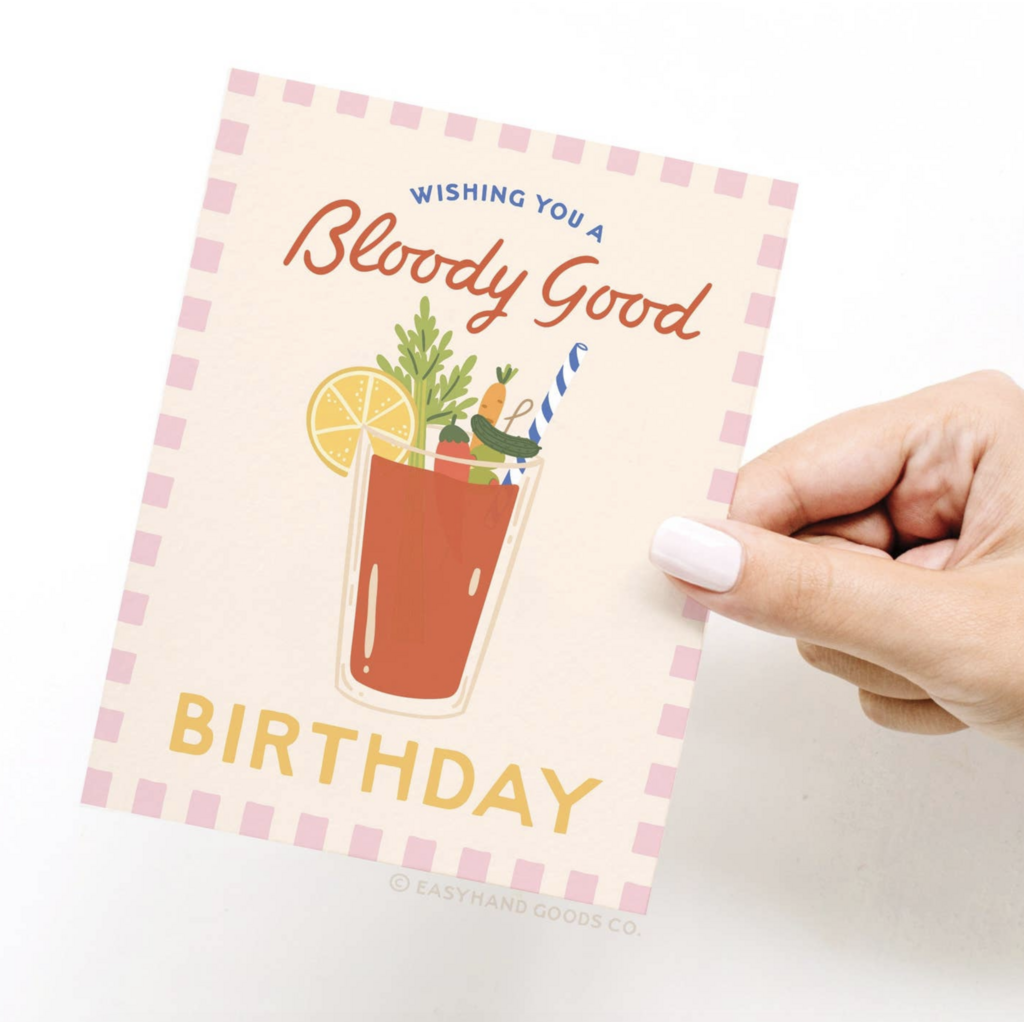 Wishing You A Bloody Good Birthday Card