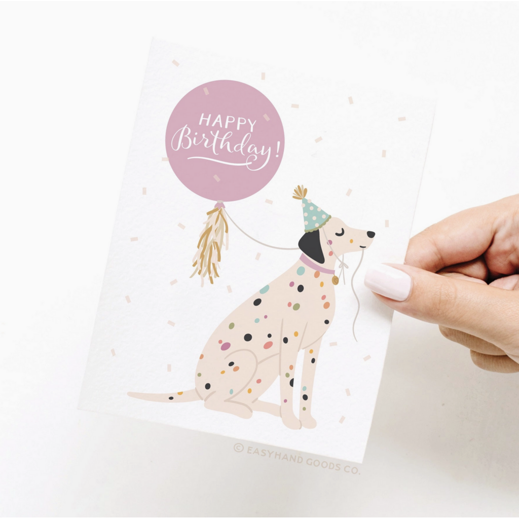 Happy Birthday Dalmatian Card