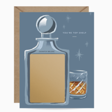 Whiskey/Bourbon Birthday Scratch-Off Card
