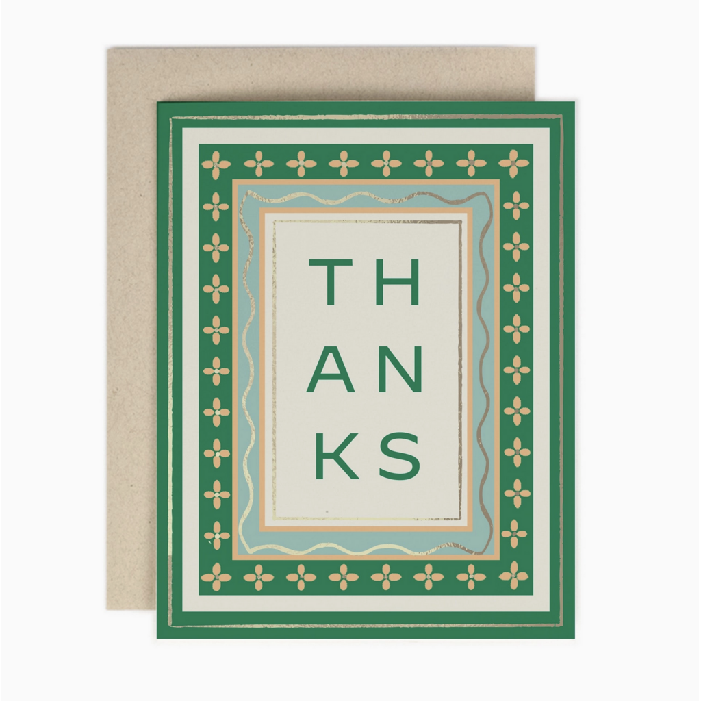 Thanks Framed Card