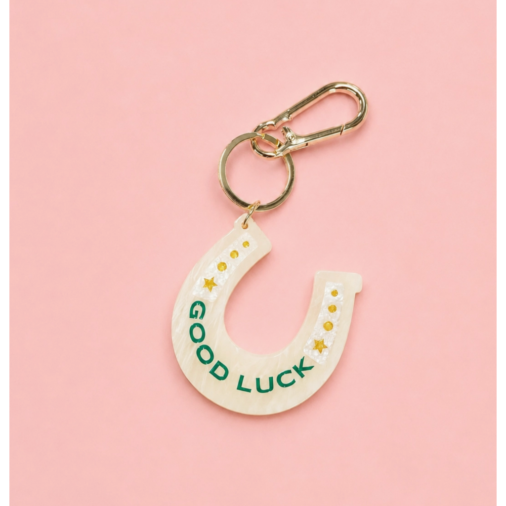 Good Luck Horseshoe Keychain & Bag Charm