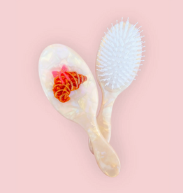 When In Paris Croissant Hair Brush