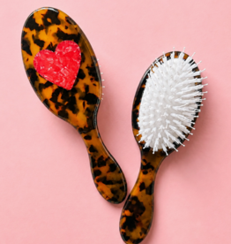 Heartthrob Tortoise Heart Hair Brush