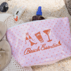 Beach Essentials Clear Coat Bag