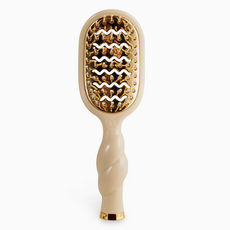 Tan Mini Vented Brush