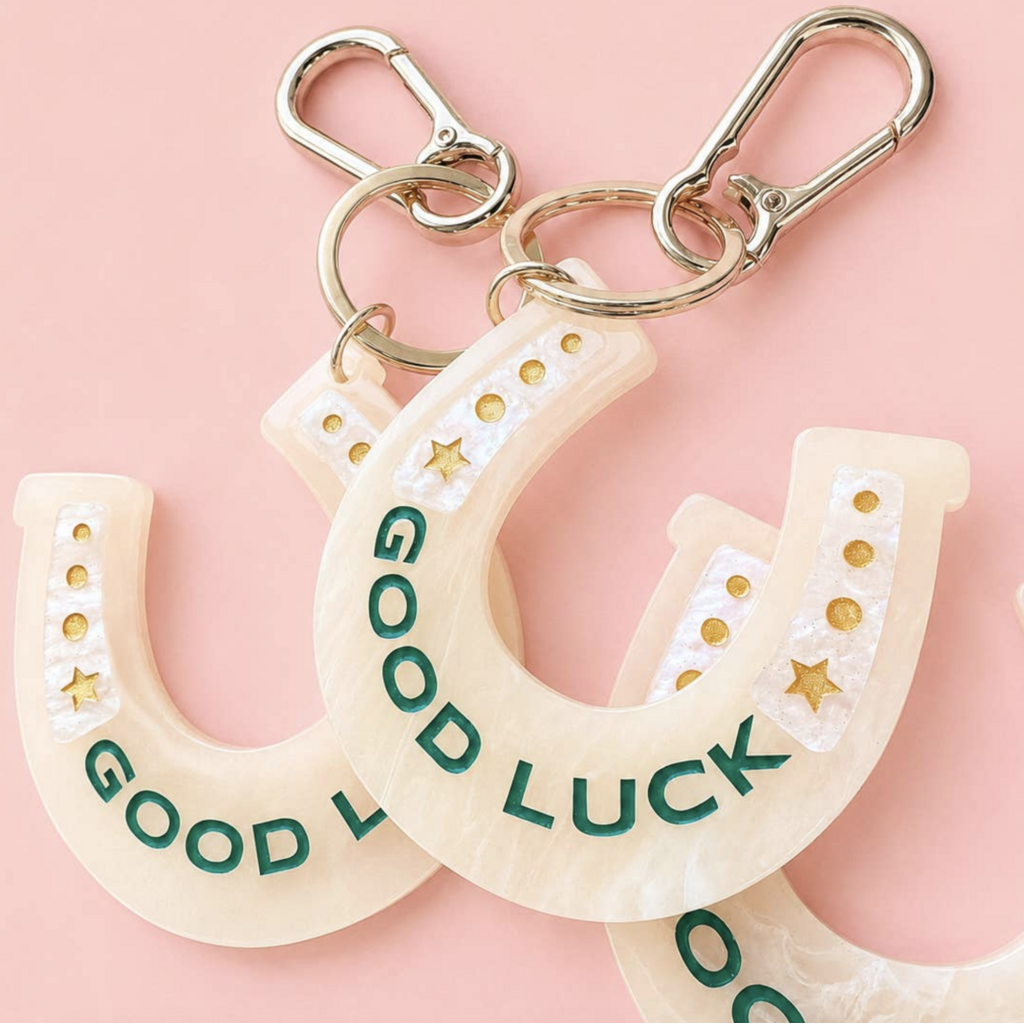 Good Luck Horseshoe Keychain & Bag Charm