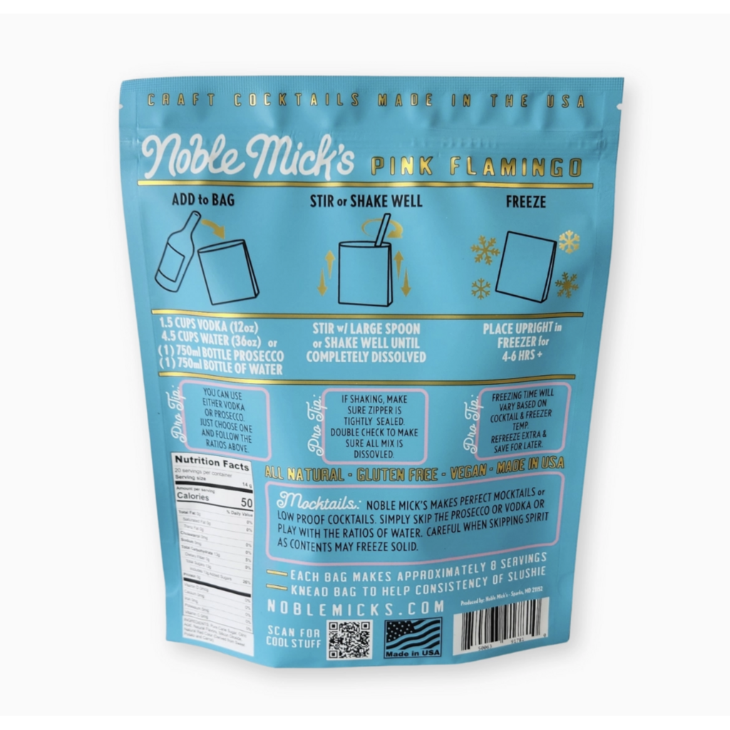 Pink Flamingo Frozen Cocktail