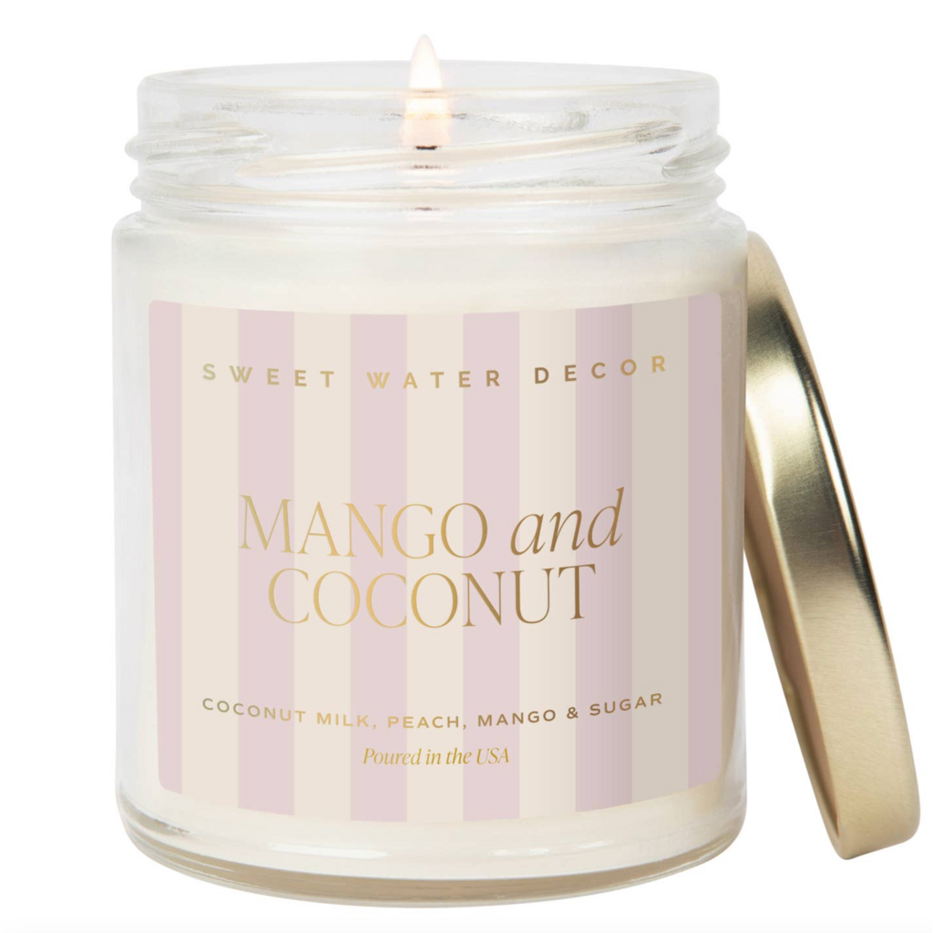 Mango & Coconut 9oz Soy Candle