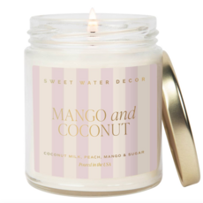 Mango & Coconut 9oz Soy Candle