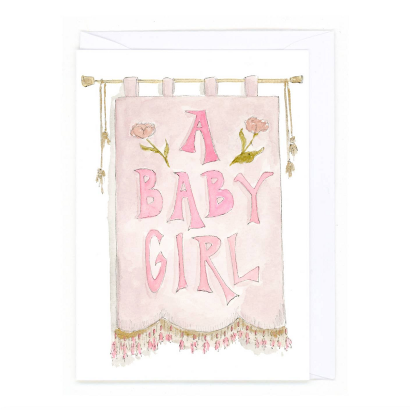 A Baby Girl Card