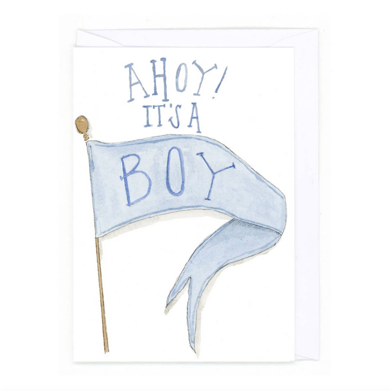 Ahoy A Boy Card