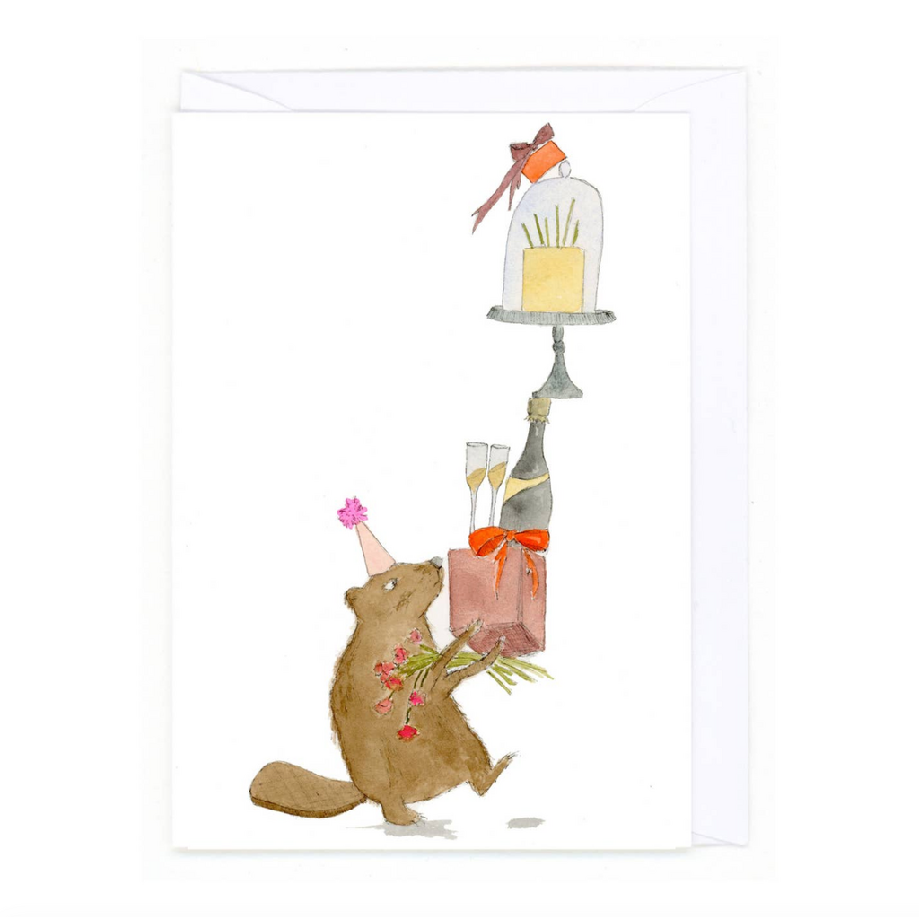 Birthday Beaver Card