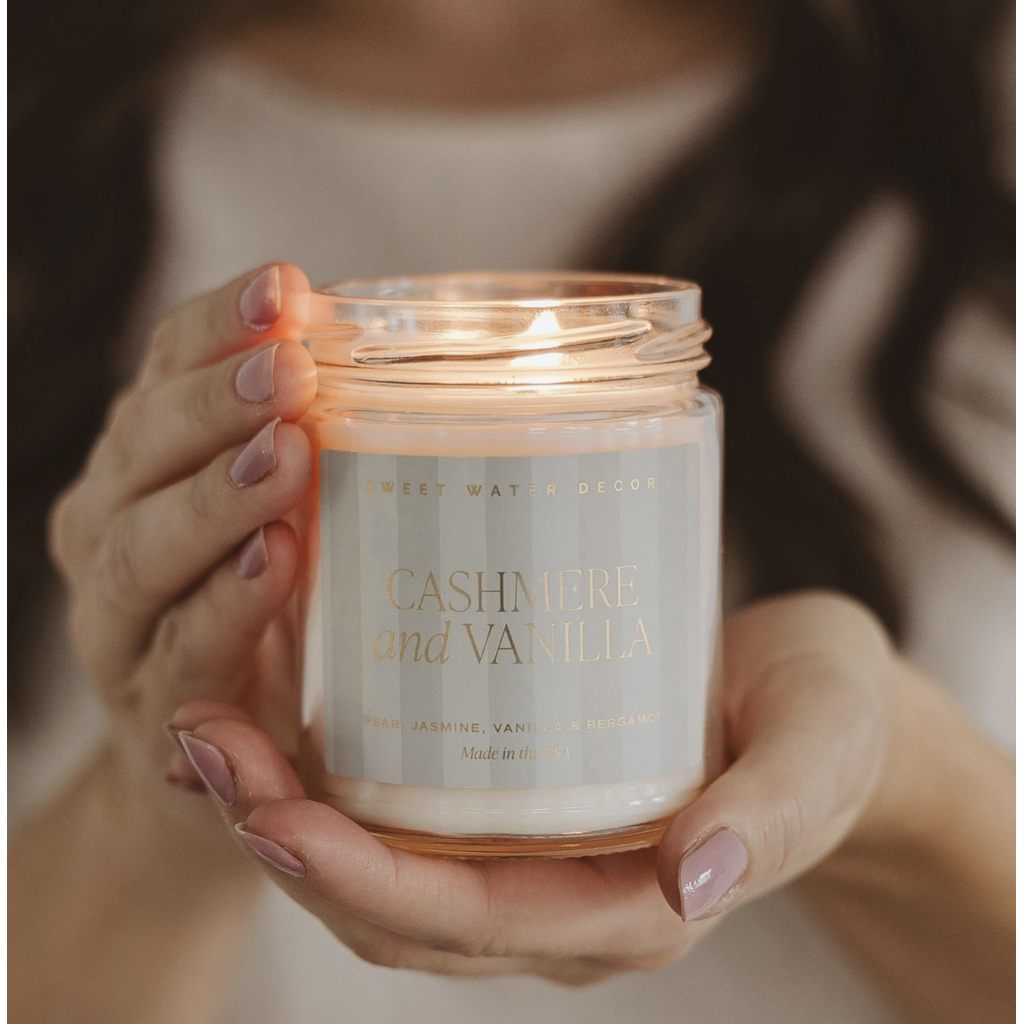 Cashmere & Vanilla 9oz Soy Candle