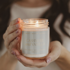Cashmere & Vanilla 9oz Soy Candle